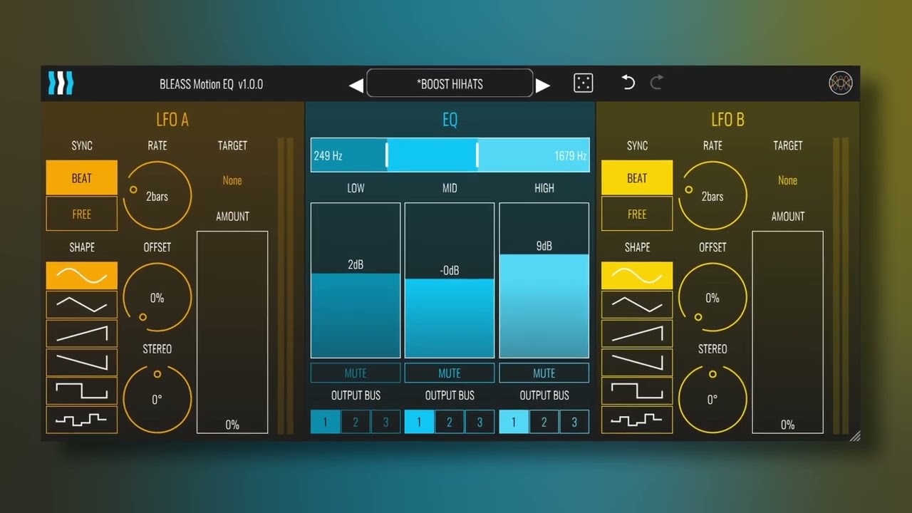 BLEASS Motion EQ v1.1.1 动态均衡器插件