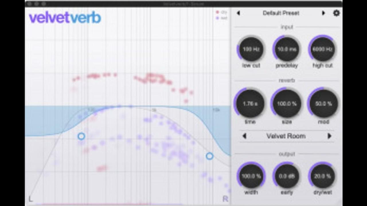 Mod Sound Velvetverb v1.1.1 算法混响插件