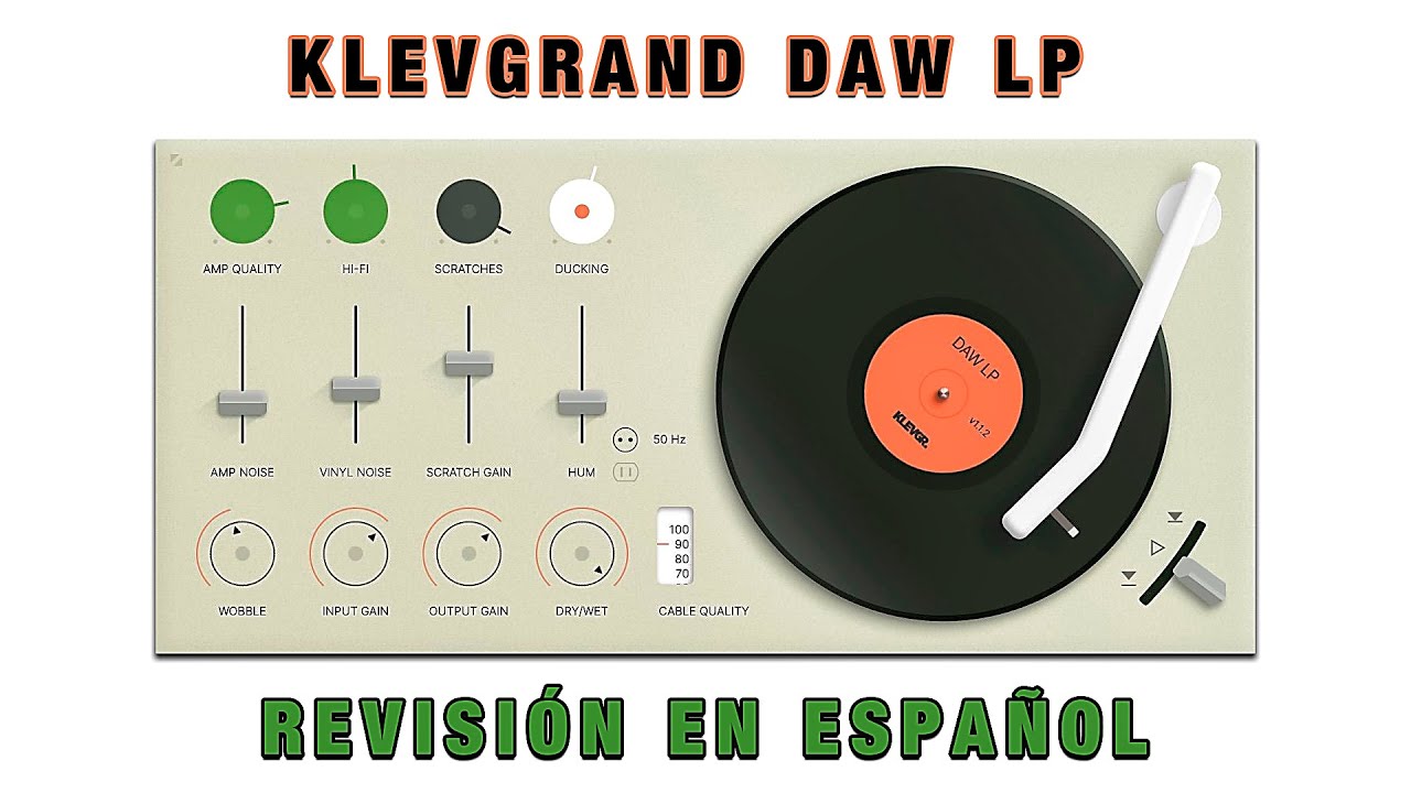 Klevgrand DAW LP v1.1.2 黑胶播放器模拟插件