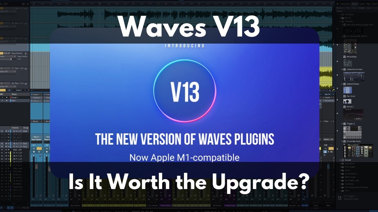 Waves 13 Complete v13 27.04.22 音频插件集合包