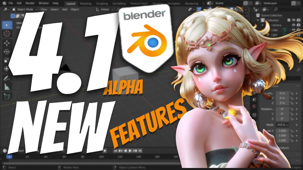 Blender v4.1.1 3D创作/建模/绑定/动画套件