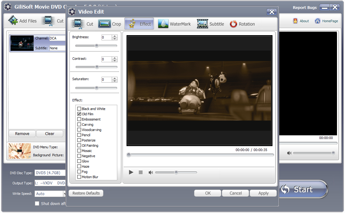 GiliSoft Movie DVD Creator v10.3 视频刻录到DVD工具