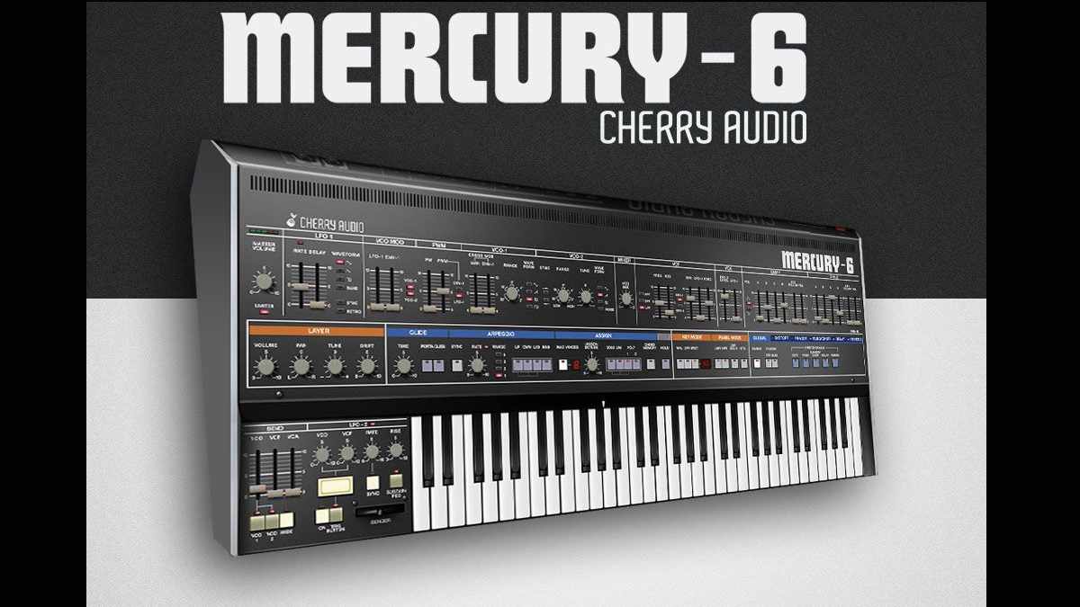 Cherry Audio Mercury-6 v1.0.5.84 模拟经典合成器插件