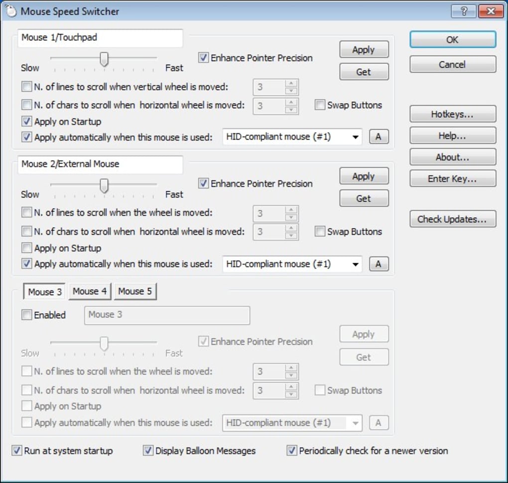 Mouse Speed Switcher v3.4.6 鼠标切换工具