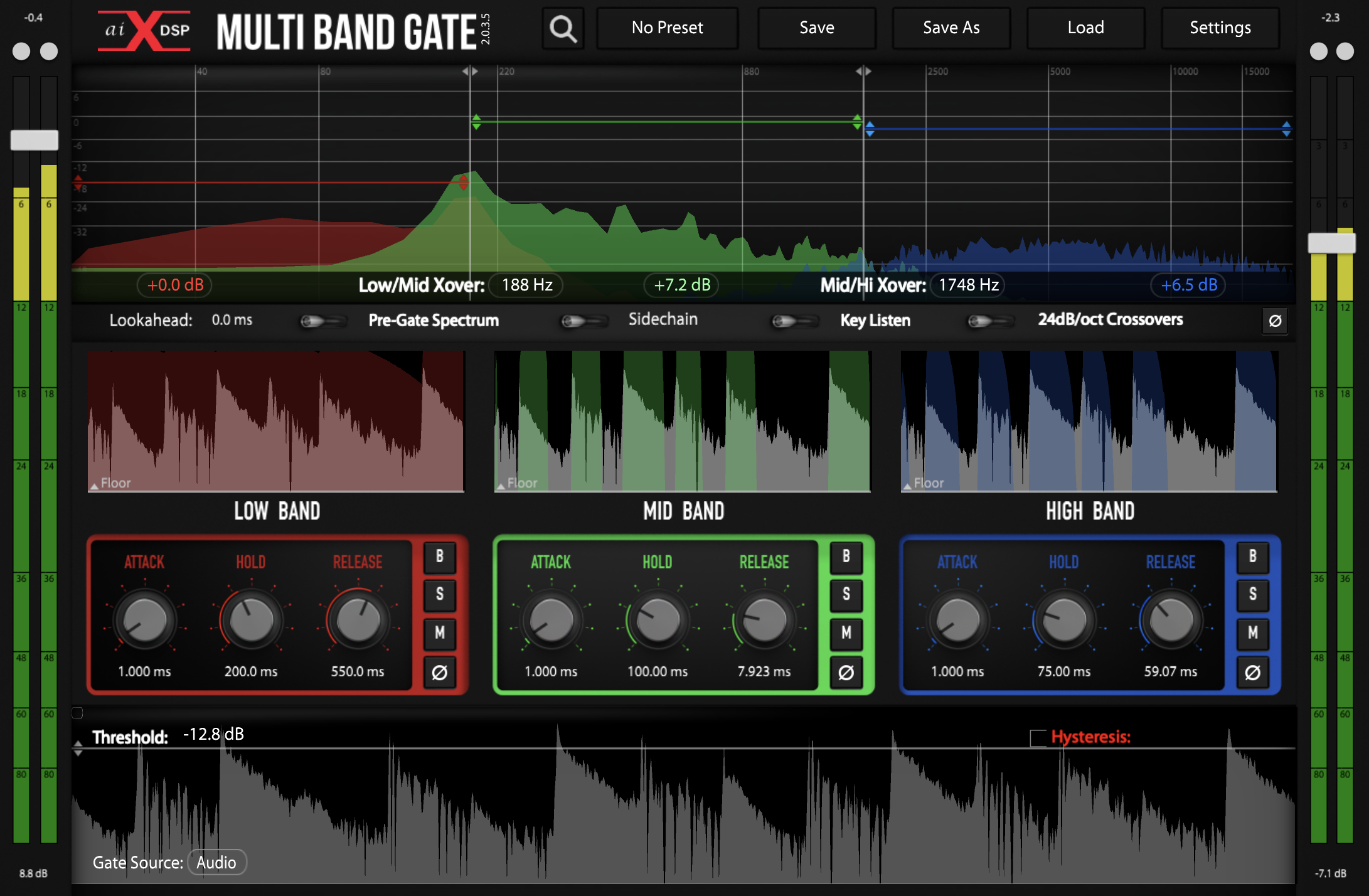 aiXdsp Multiband Gate v3.0.7 控制音频信号插件