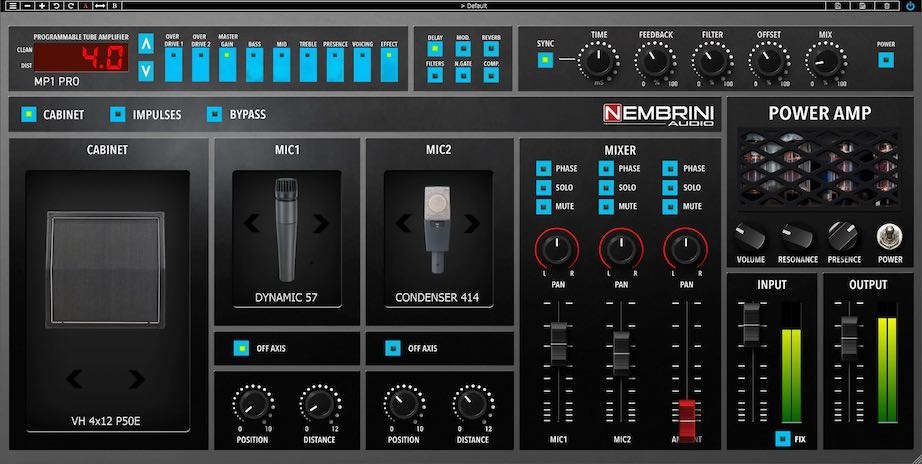 Nembrini Audio NA MP1 Pro v1.0.1 前置吉他放大器插件