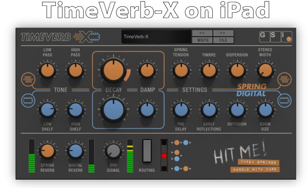 Genuine Soundware TimeVerb-X v1.0.1 化弹簧+数字混响插件