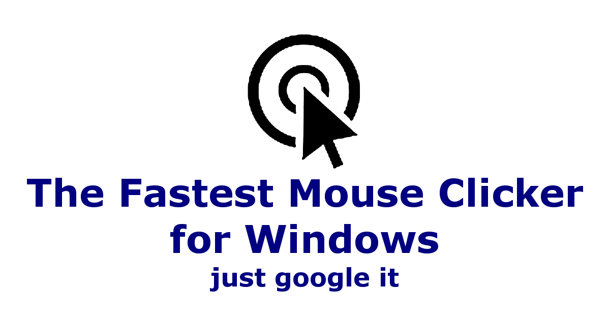 The Fastest Mouse Clicker for Windows v2.6.1.0 自动鼠标点击软件