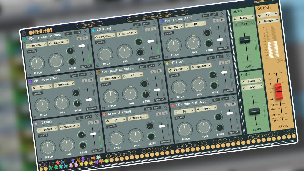 Klevgrand OneShot v1.0.2 鼓采样器插件