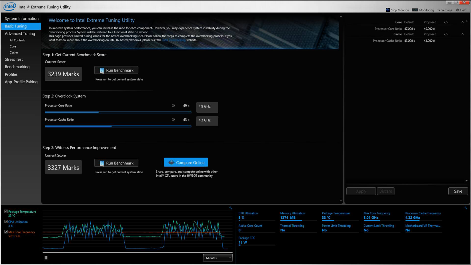 Intel Extreme Tuning Utility v7.14.1.12 硬件性能调优软件