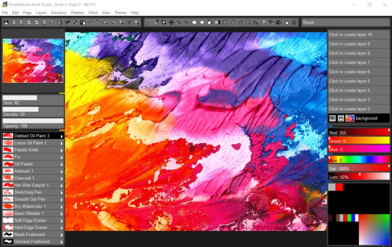 Pixarra TwistedBrush Paint Studio v5.05 绘画和绘图软件