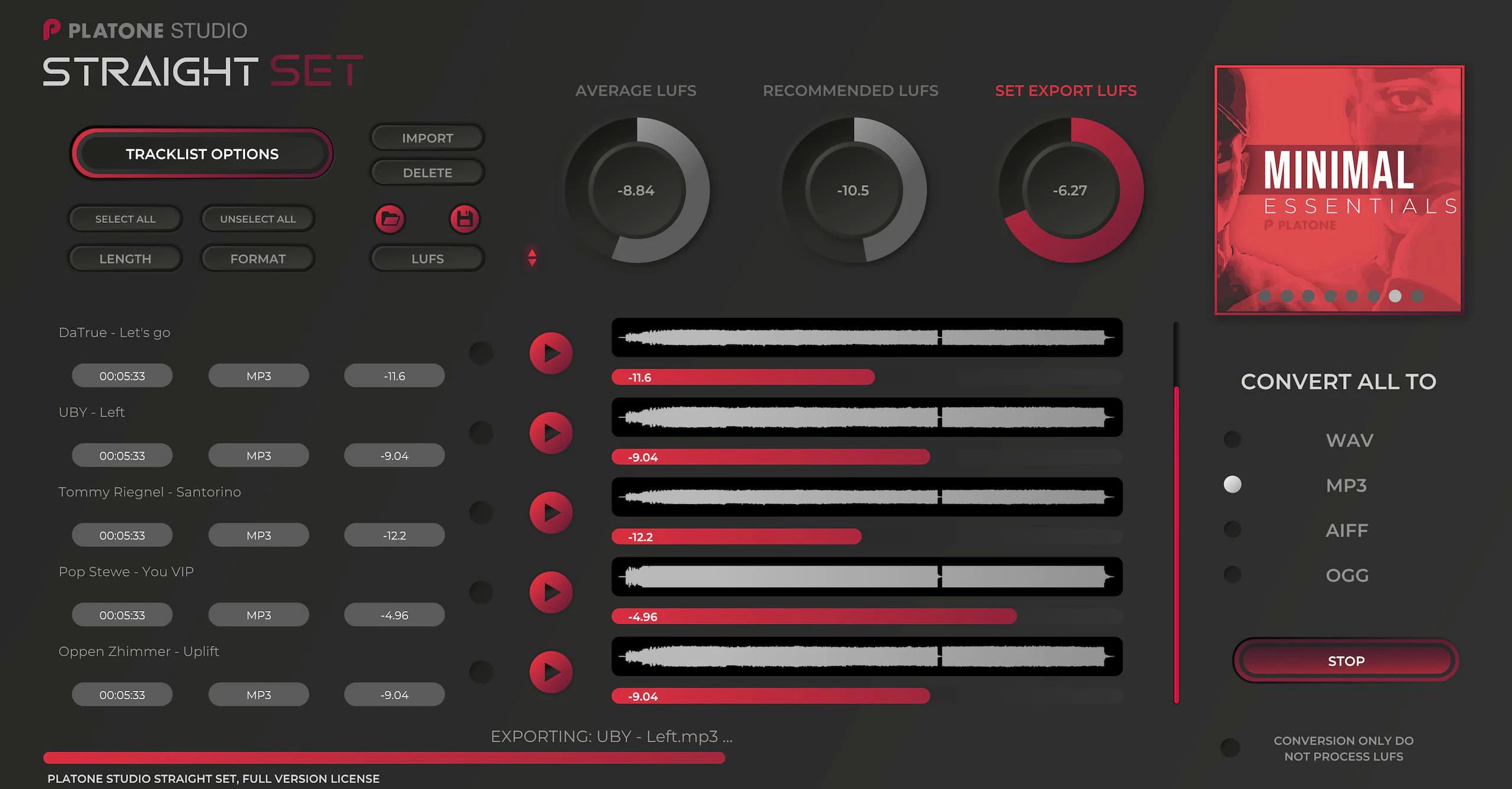 Platone Studio StraightSet v1.0.1 自动标准化音量DJ助手软件