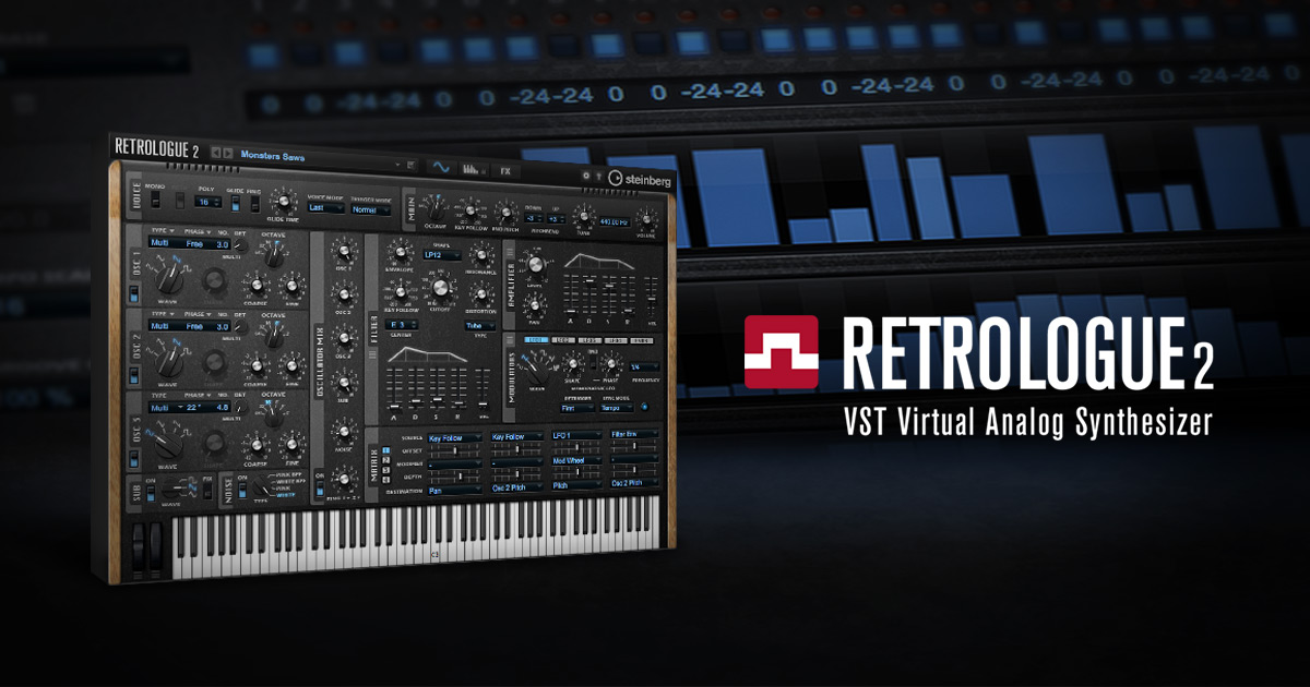 Steinberg Retrologue v2.4.0 经典模拟合成器