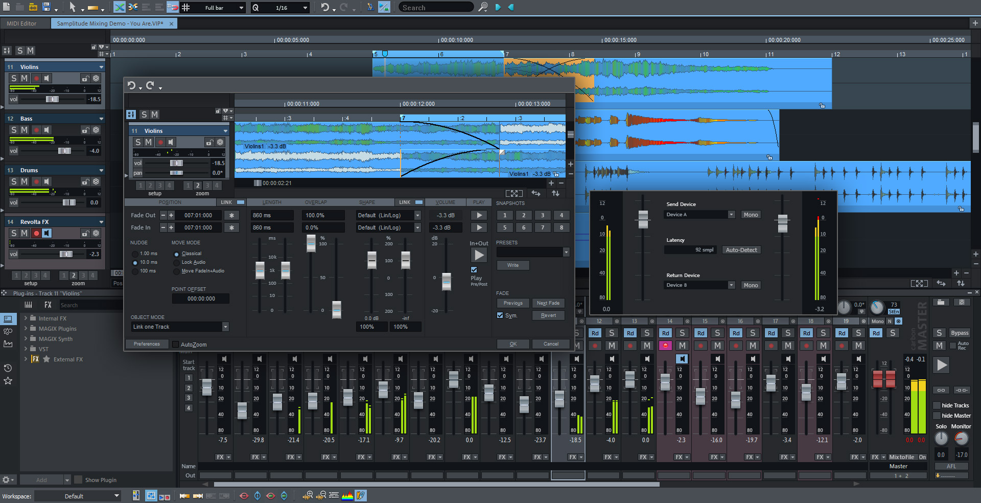 MAGIX Samplitude Pro X8 Suite 19.1.4.23433 音乐制作软件