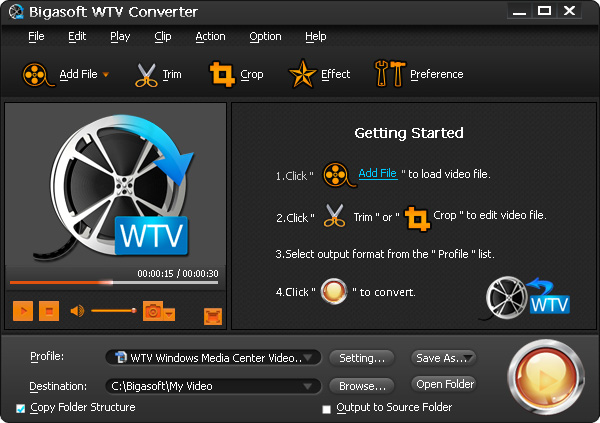 Bigasoft WTV Converter v5.8.0.8857 WTV转换器