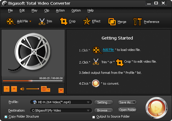 Bigasoft Total Video Converter v6.6.0.8858 视频转换器