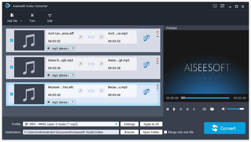 Aiseesoft Audio Converter v9.2.30 音频格式转换工具