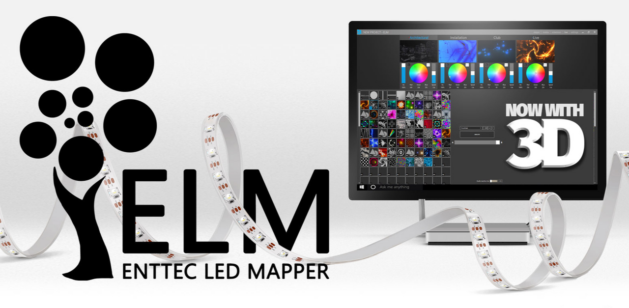 ENTTEC LED MAPPER v673 LED像素映射软件