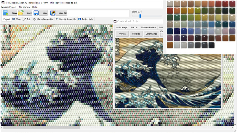 Tile Mosaic Maker X9 Professional v17.13 马赛克图案设计软件