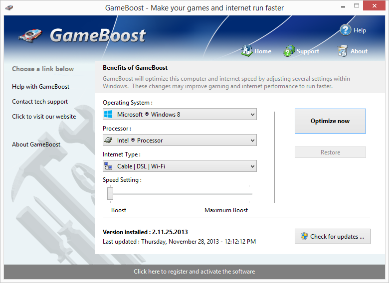 PGWare GameBoost v3.3.7.2022 优化电脑与游戏加速工具