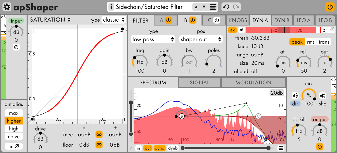 apulSoft apShaper v1.1.5 谐波失真插件