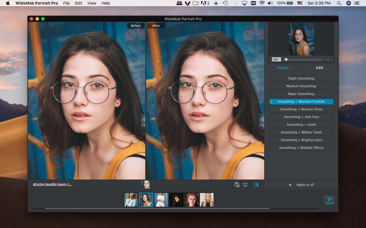 WidsMob Portrait Pro v2.2.0.210 全方位照片修饰工具