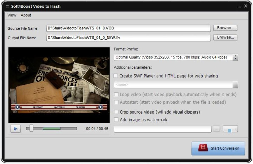 Soft4Boost Video to Flash v7.9.5.131 视频转换为Flash工具