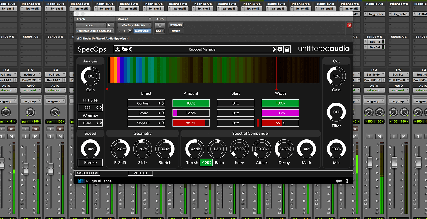 Unfiltered Audio SpecOps v1.4.0 36种多样频谱效果插件