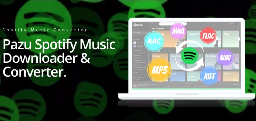 Pazu Spotify Music Converter v4.8.6 Spotify到 MP3转换器