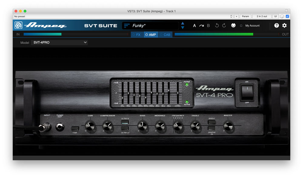 Ampeg SVT Suite v1.12 SVT低音放大器仿真插件