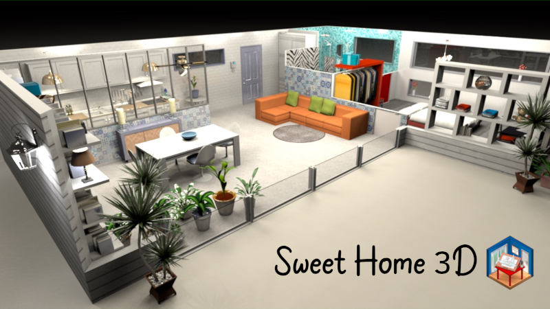 Sweet Home 3D v7.4 室内设计软件