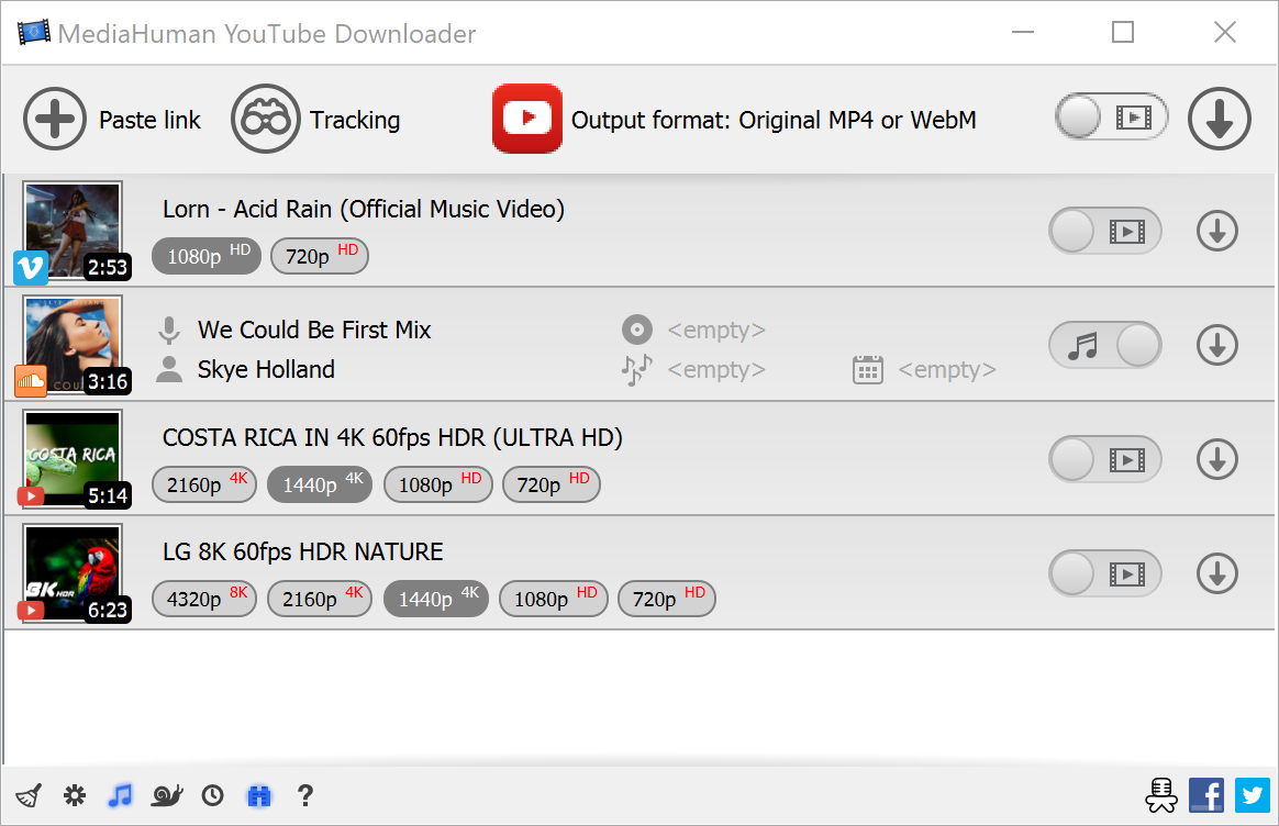 MediaHuman YouTube Downloader v3.9.9.92 YouTube视频下载器