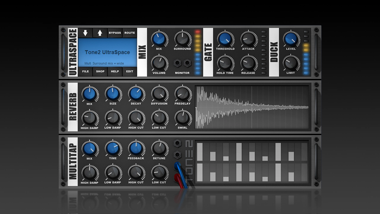 Tone2 UltraSpace v1.0.0 多个效果单元插件