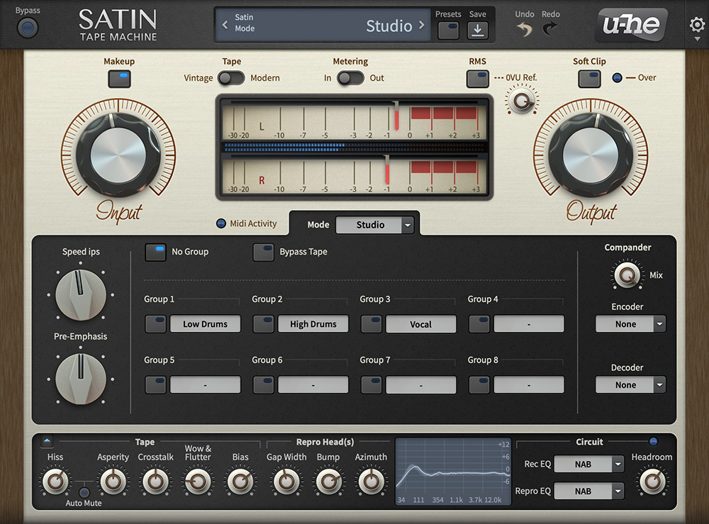 U-he Satin v1.3.3.15721 磁带模拟音频插件