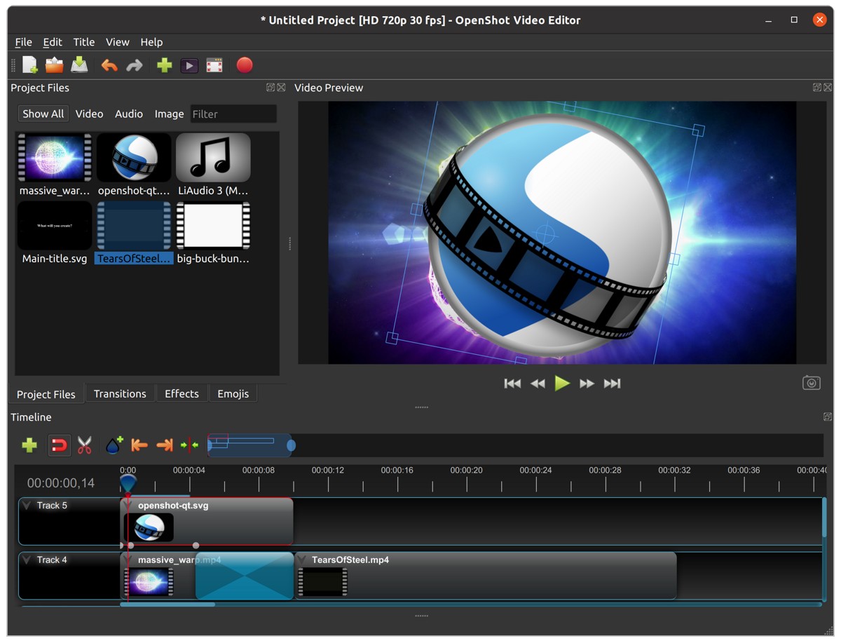 OpenShot Video Editor v3.1.1 视频编辑器