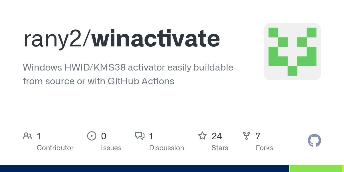 WinActivate v2.0 HWID/KMS38 激活脚本