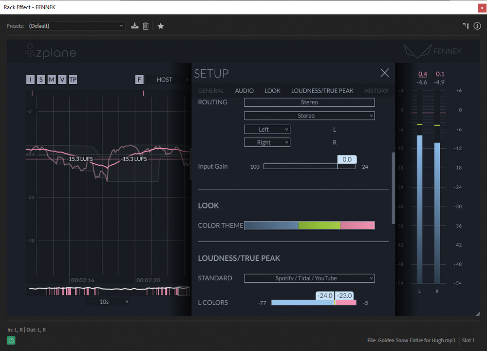 zplane FENNEK v1.2.1 音量检查插件