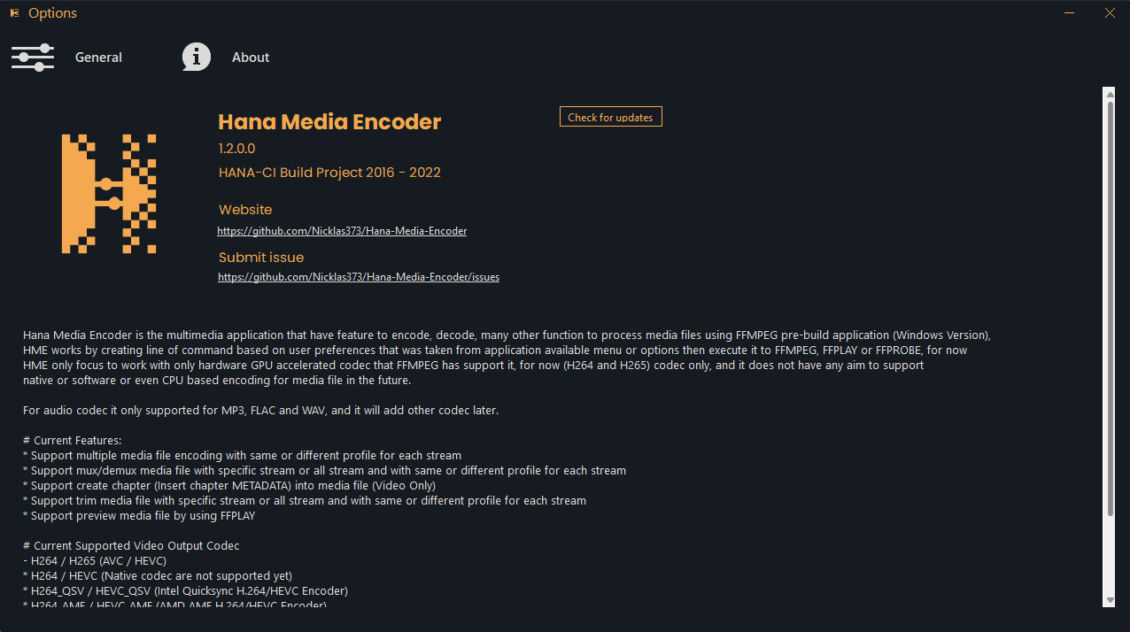 Hana Media Encoder v1.4.8 媒体编码器