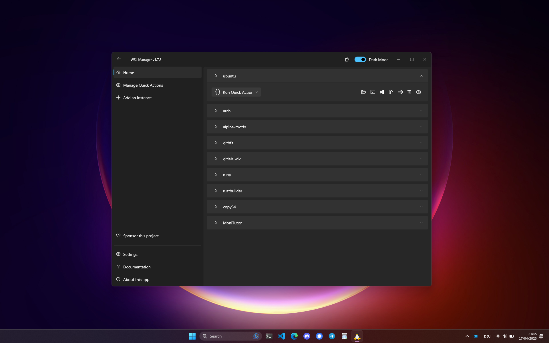 WSL Distro Manager v1.8.10 GUI工具