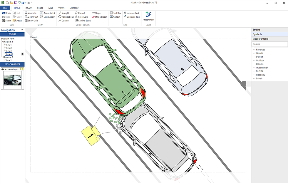 Trancite Easy Street Draw v8.1.1.17515 交通事故现场绘图工具