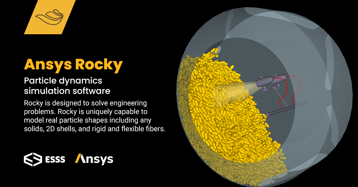 ESSS Rocky DEM v23.1.1 模型材质工程软件