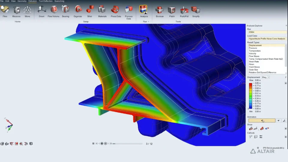 Altair Inspire Extrude 2023.0 高效的金属挤压设计软件