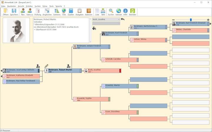 Ahnenblatt v4.8.0.5 整理家谱软件