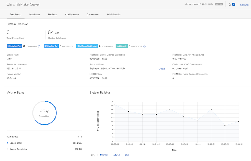 FileMaker Server v20.3.1.31 安全存储应用程序软件