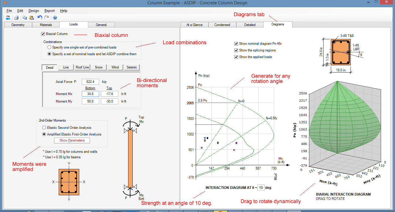 ASDIP Concrete v5.2.2.4 混凝土结构工程软件