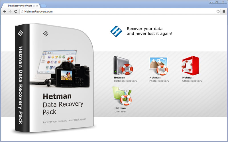 Hetman Data Recovery Pack v4.7 恢复各种原因导致丢失数据工具