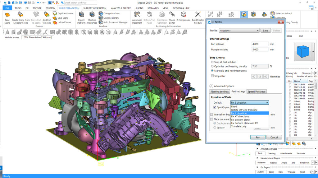 Materialise Magics v28.0 3D数据和打印准备软件