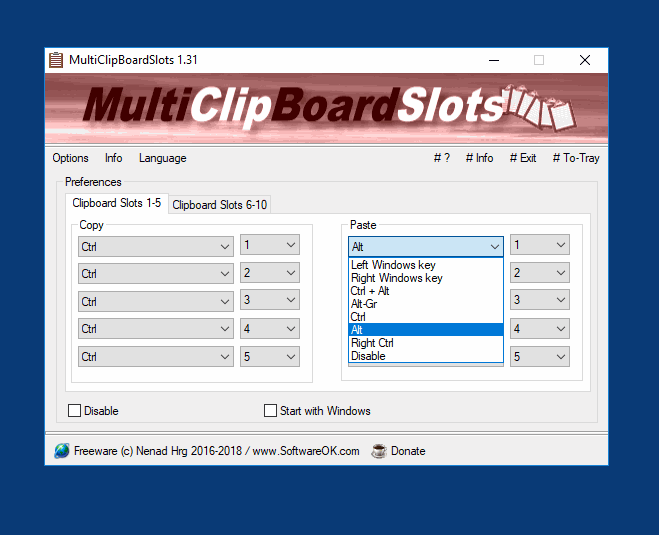 MultiClipBoardSlots v3.28 多重存储剪贴板工具