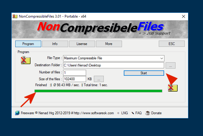 NonCompressibleFiles v4.71 压缩文件工具